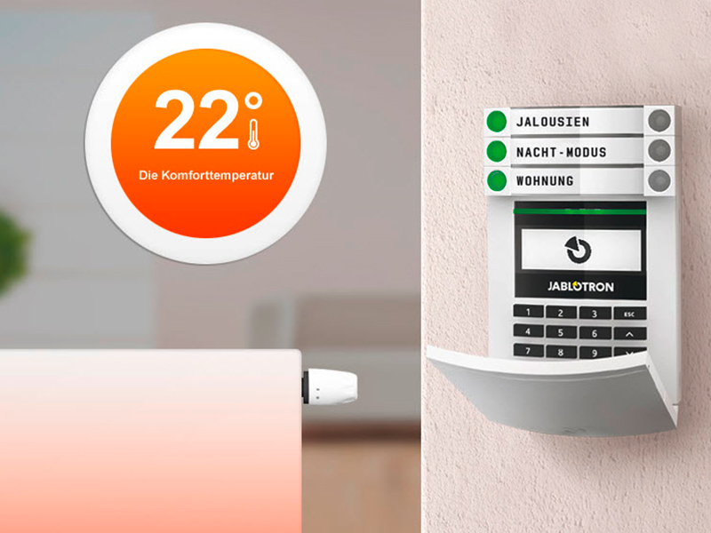 Jablotron Sicherheitstechnik für Wohnungen